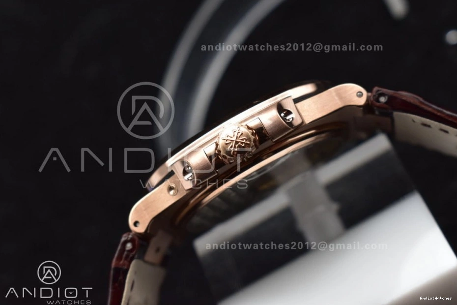 SS Dial Strap RG A23J GRF Nautilus Edition on Gray 912 Premium Brown Best 5712 Croco 0115